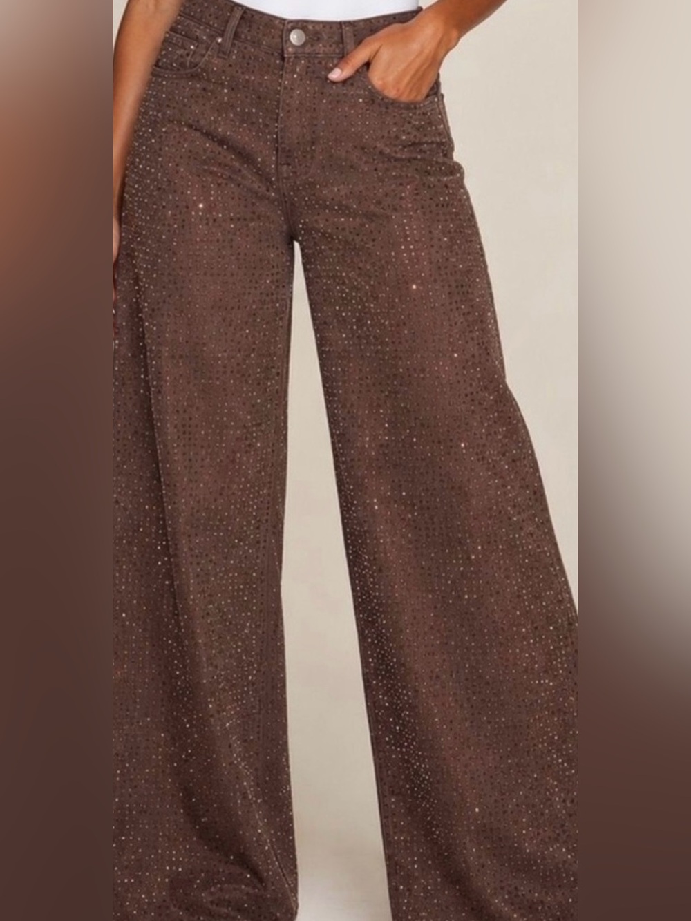Nina Rossi Mocha Stardust Jeans
